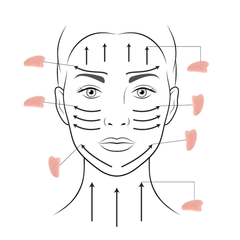 Gua Sha en cuarzo rosado - comprar online