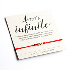 Pulsera amor infinito dorada