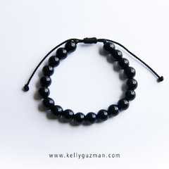 Pulsera de Ónix Negro de 8mm - comprar online