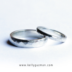 Argollas disponibles en plata, plata con baño de oro blanco y oro