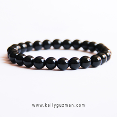 Pulsera de Ónix negro 6mm