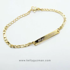 Pulsera en acero personalizada - comprar online