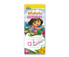 Dora- Escreve e Limpa - Alfabeto Bilingue