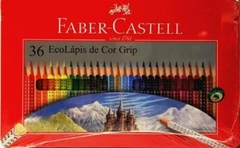 EcoLápis de Cor Grip 36 cores (Lata) Faber Castell