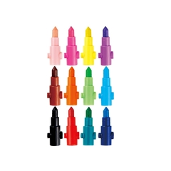 Giz de Cera para Montar Jacaré 12 cores - Tilibra - comprar online