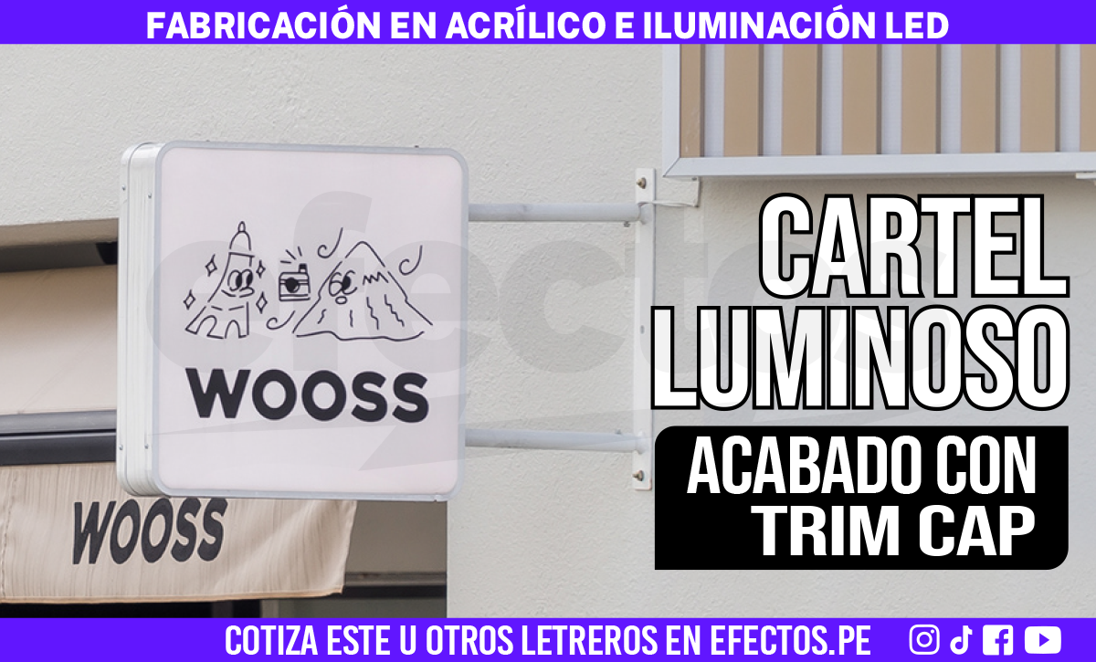 Cartel Luminoso LED para Exterior en Restaurantes