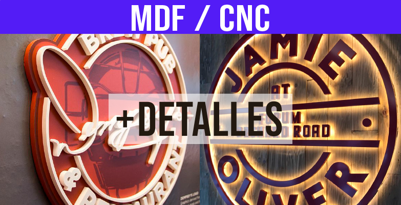 Letreros Luminosos CNC MDF Letras Corporeas Alto Relieve Dental