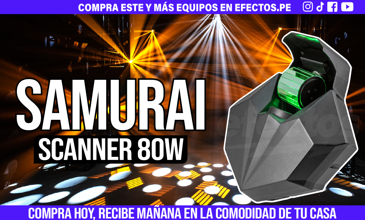 Scanner 80W Efecto RGBW Luces para DJ Escenario Bar