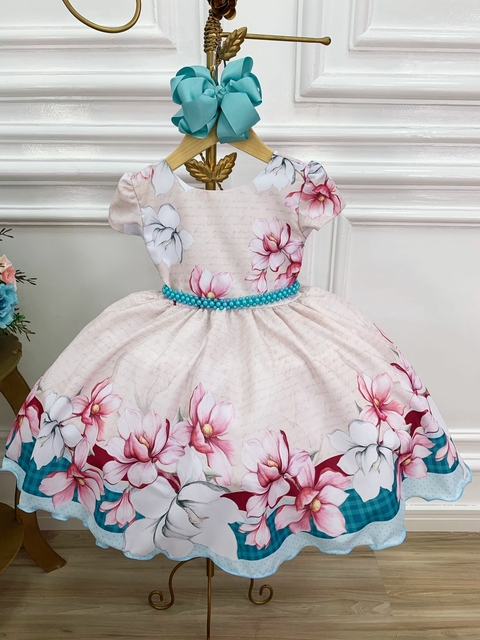 VESTIDO INFANTIL REALEZA LILÁS RENDA PÉROLAS PRINCESA LUXO