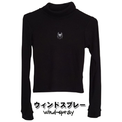 Crop Polera Lanilla Araña