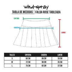 Falda Tableada Rose Negra en internet