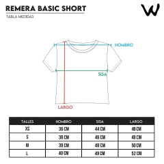 Remera Basic Short BlackPink en internet