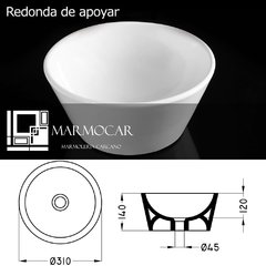 Redonda de apoyar.