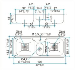 Hydra J107 A - Pileta Johnson Acero - comprar online