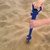 Sombrilla Playa 2 M Reforzada + Soporte Arena + Linterna
