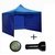 Gazebo Plegable 3x3 Aluminio 3 Paredes Linterna + Linterna