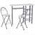 Desayunador 2 Taburete Mesa Set + Banqueta Silla Bar Envios
