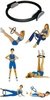 Kit Yoga Pilates Aro Pilates + 3 Bandas Elasticas + Bosu Equ - Virtualshopbaires