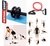 Rueda Abdominal Ejercitador Abdominal + Mini Alfombra + Banda Entrenaminetos Funcional Crossfit Gimnasio Fitness