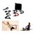 3 Bandas Elasticas + Aro Pilates Anillo Flex Ring Fitness - Virtualshopbaires