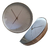 Imagen de Reloj De Pared Home Style 30x30x4cm Blanco Y Dorado Grande