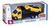 Burago Escala 1/43 Remolque Iveco Flatbed Alfa Romeo Amarill