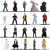 Nano Metalfigs Harry Potter 20 Figuras Jada Die Cast - comprar online