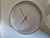 Reloj De Pared Home Style 30x30x4cm Blanco Y Dorado Grande - comprar online