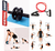 Rueda Abdominal + Alfombra + Banda Latex X 5 + Banda Fitness - Virtualshopbaires