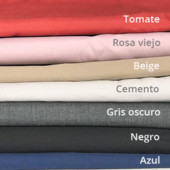 Juego de sábanas con vivo de color - comprar online
