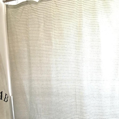 Cortina de baño rayada de algodón - comprar online