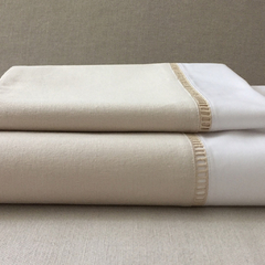 Juego de sábanas guarda lino o piqué con vainilla - comprar online