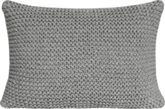 Almofada Cinza de Cama Bari 50x70