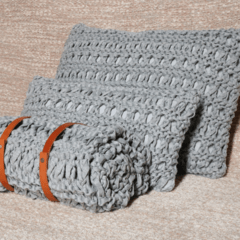 Almofada Cinza de Sofá e Cama Turim 30x60 - comprar online