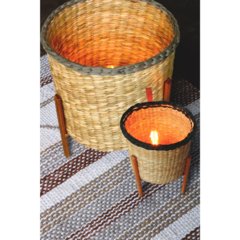 Luminária de Palha