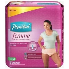 PLENITUD ADULTO ROPA INTERIOR MUJER P/M PAQUETE x8