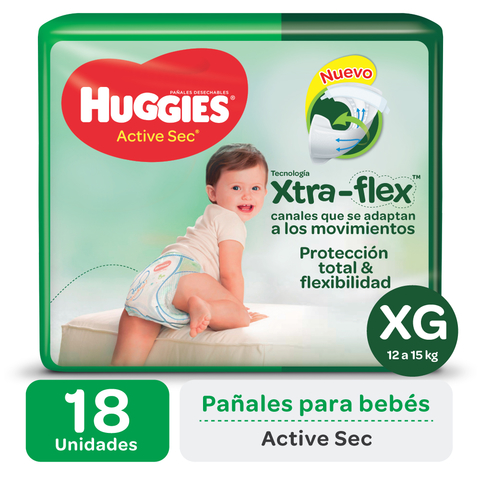 pañal huggies verde g