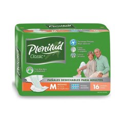 PLENITUD ADULTO PAÑAL CLASICO M PAQUETE X16