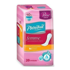 PLENITUD TOALLA FEMENINA ULTRAFINA SIN ALAS PAQUETE X20