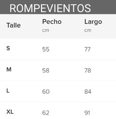 Campera Rompevientos Con Capucha y Cierre - comprar online