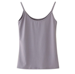 Musculosa De Tiritas Blancas Lisas O De Color Combinadas - comprar online