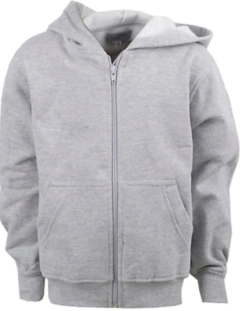Campera Frisa Sublimable Unisex Gris