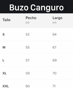 Buzo Canguro De Frisa Sublimable - oncetex