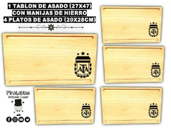 Pack de asado Seleccion Argentina Afa Messi Qatar mundial futbol