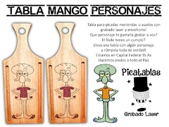 Tabla quesera para picadas o meriendas grabado laser regalos de cumpleaños - comprar online