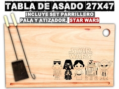 Tabla de asado STAR WARS grabado laser regalos de cumpleaños asador parrilla en internet