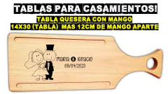 Tabla para bodas wedding casamientos con grabado laser asado picadas meriendas y desayunos en internet