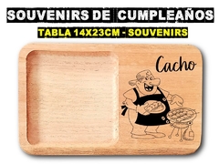 Tablas personalizadas con grabado laser asado picadas meriendas desayunos