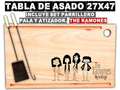The Ramones tabla de asado madera parrilla asador regalos de cumpleaños rock en internet