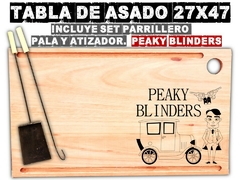 Peaky Blinders asdao tabla parrilla asador regalos de cumpleaños grabado laser madera - PICATABLAS GRABADO LASER